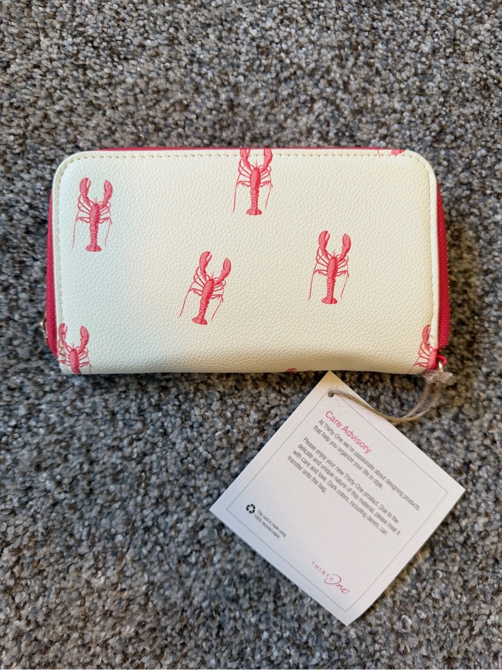 Thirty-One Lobster Slim Wallet